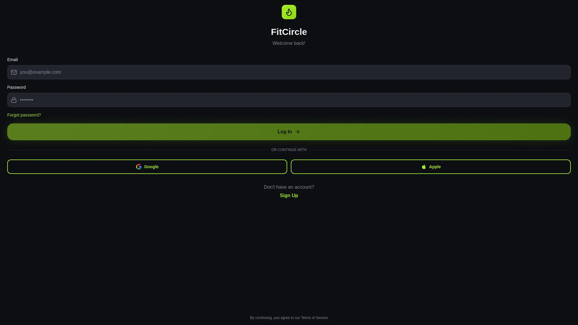 Screenshot 1 of FitCircle - Social Fitness Habits