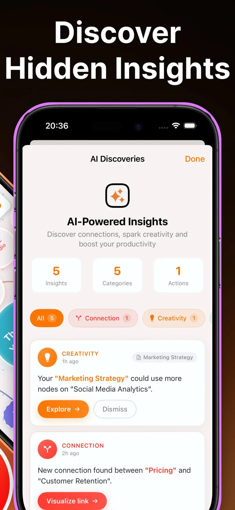 Screenshot 1 of Nexus: AI Idea Visualizer