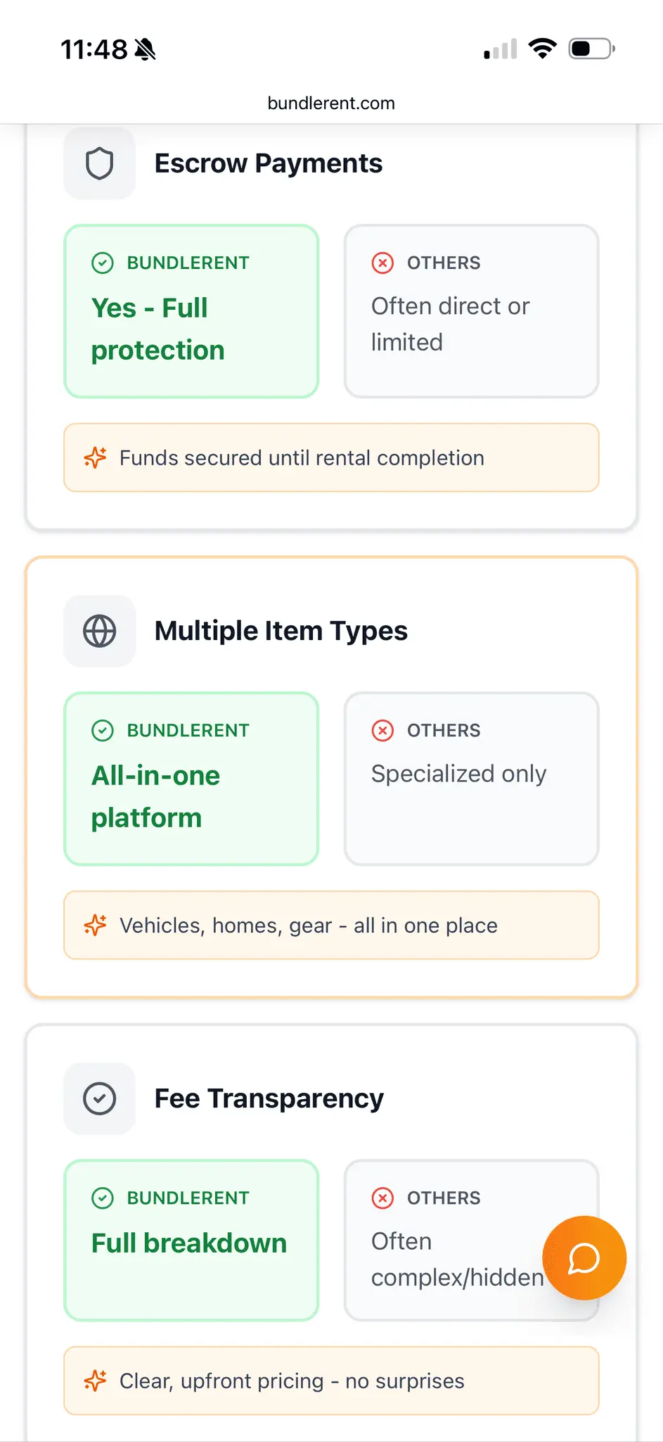 Screenshot 2 of BundleRent
