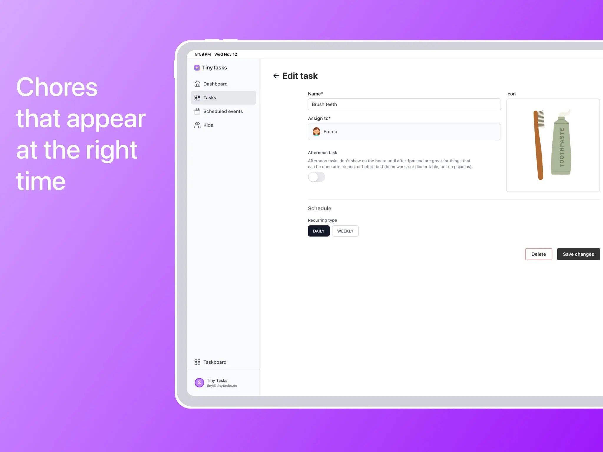 Screenshot 2 of TinyTasks