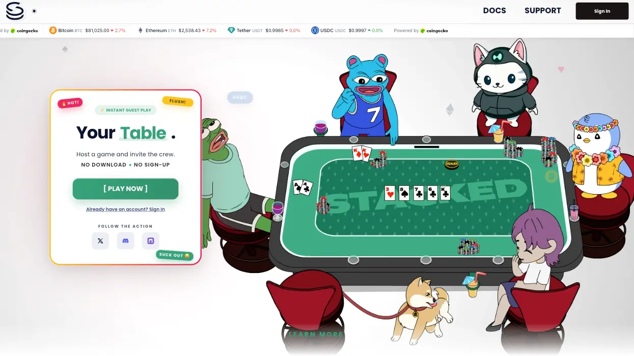 Screenshot 1 of Stacked - Poker with Friends