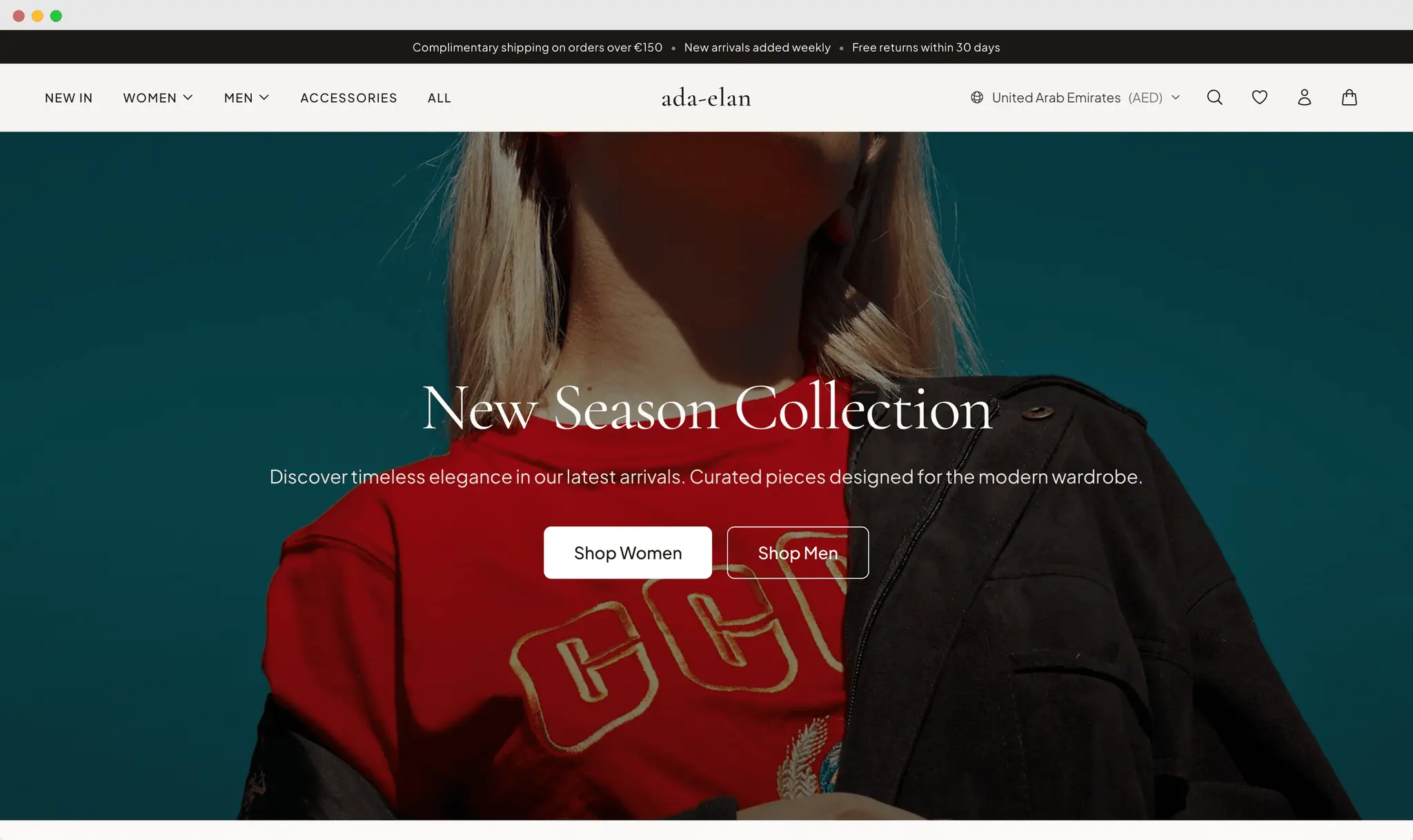 Screenshot 2 of Ada - Premium Shopify Hydrogen Starter K