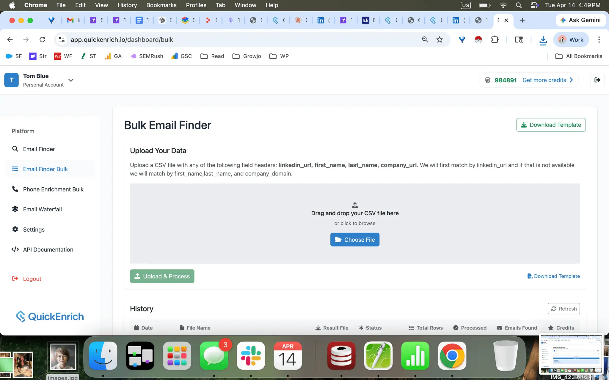 Screenshot 4 of QuickEnrich