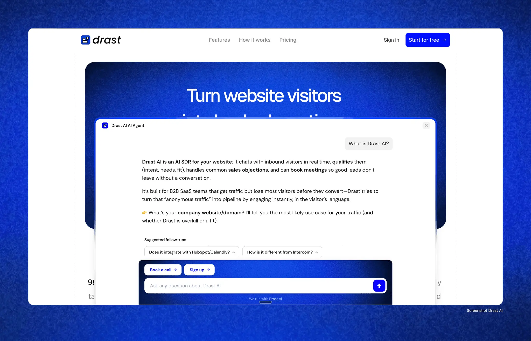 Screenshot 1 of Drast AI