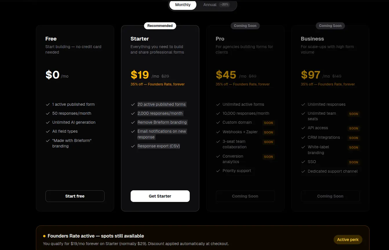 Screenshot 3 of Brieform