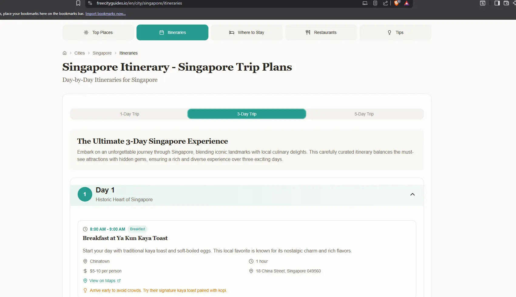 Screenshot 4 of Free City Guides