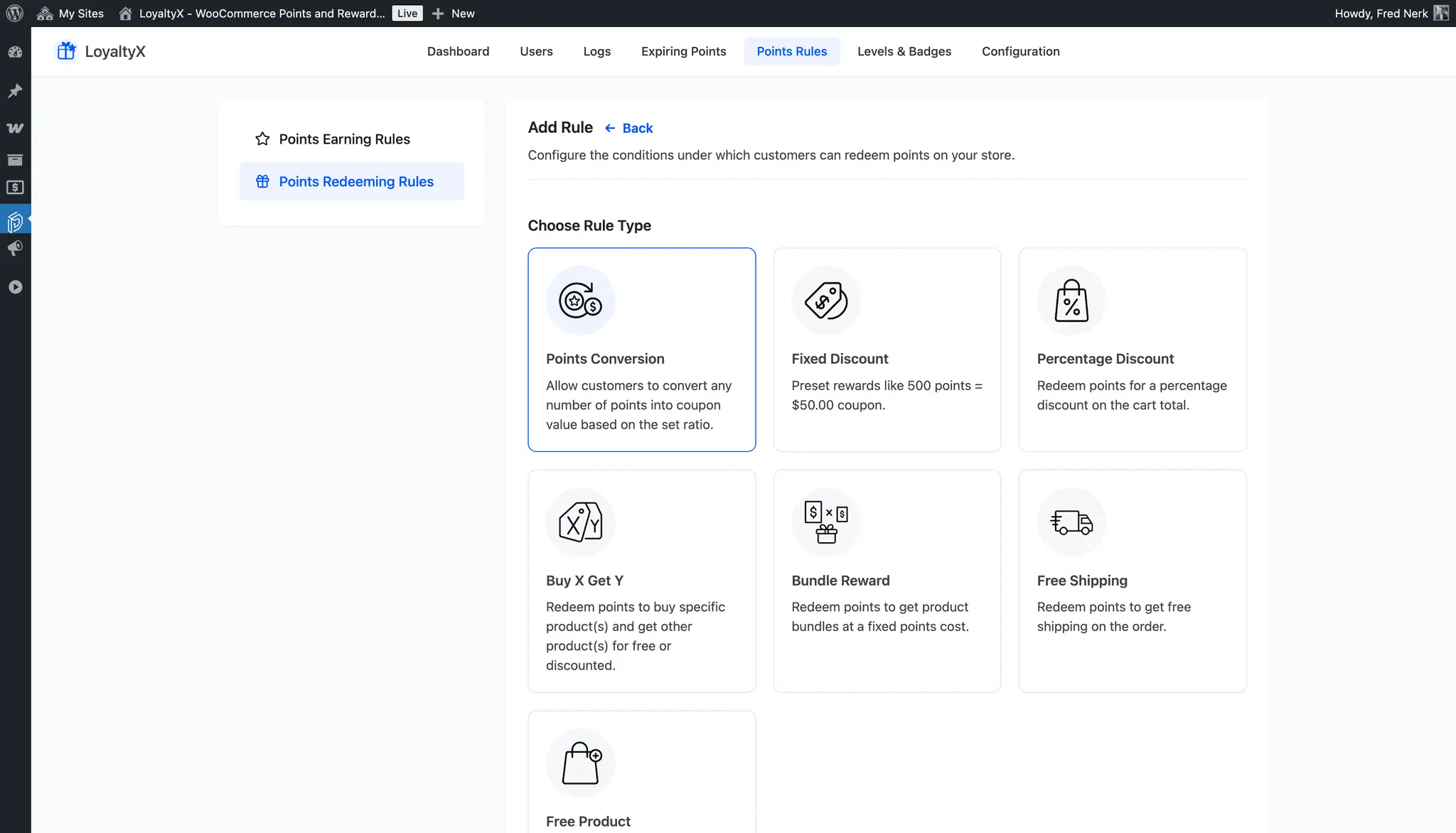 Screenshot 4 of LoyaltyX – WooCommerce Points & Rewards