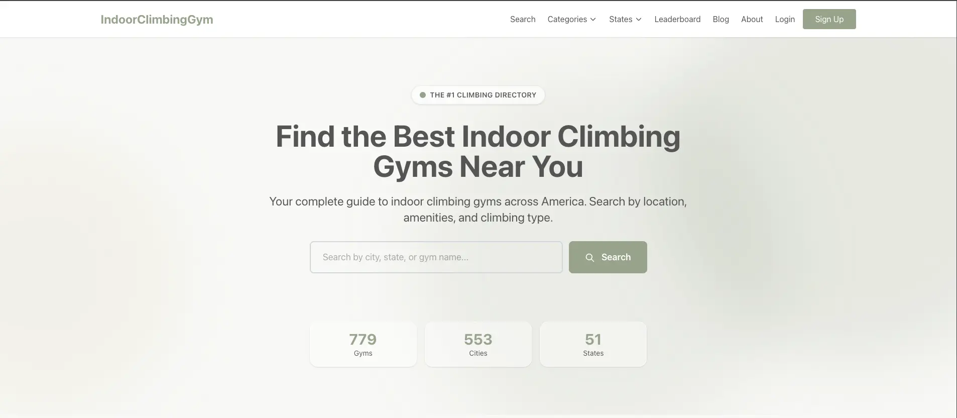 Screenshot 1 of IndoorClimbingGym