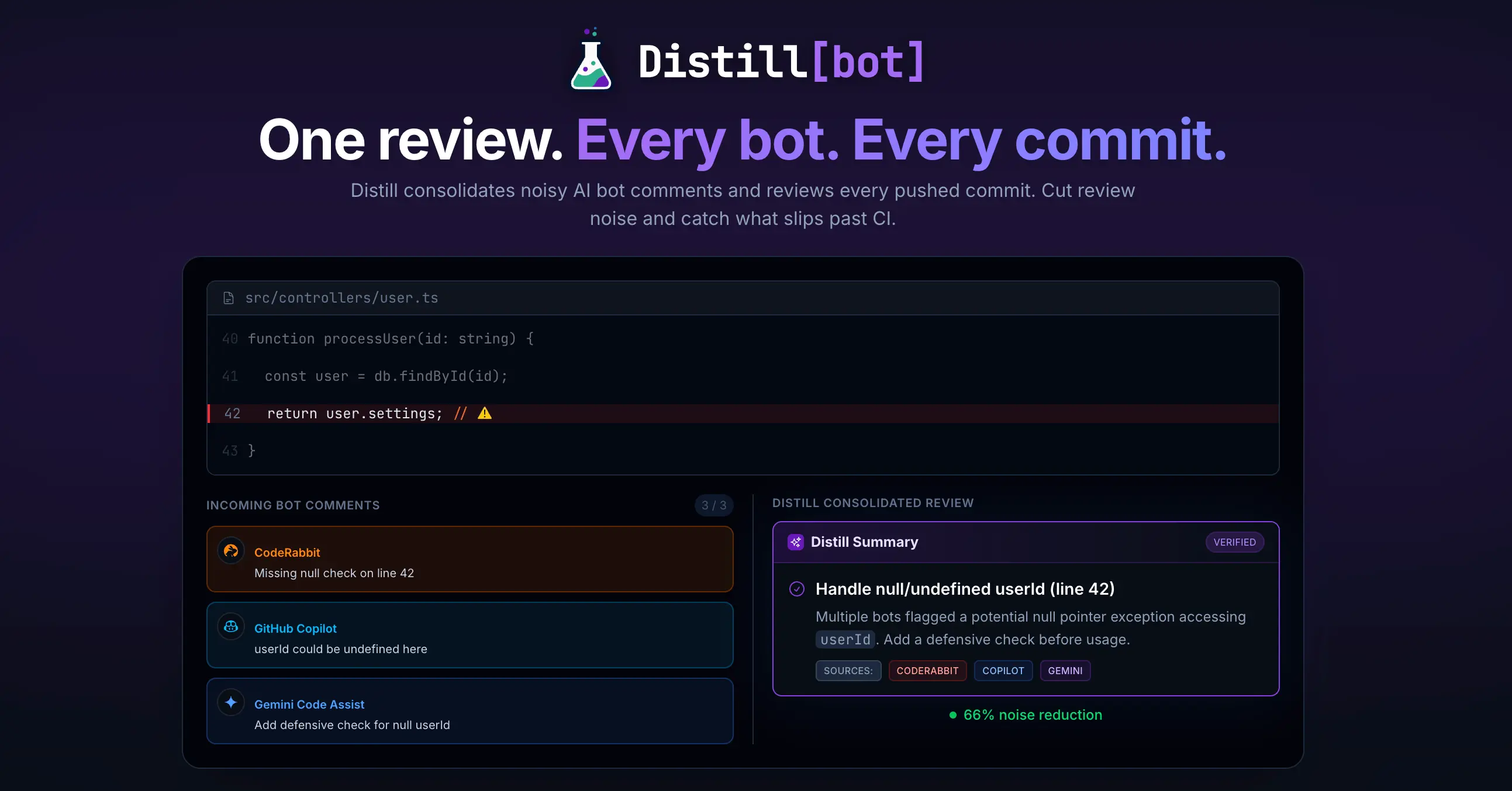 Screenshot 1 of Distill[bot]