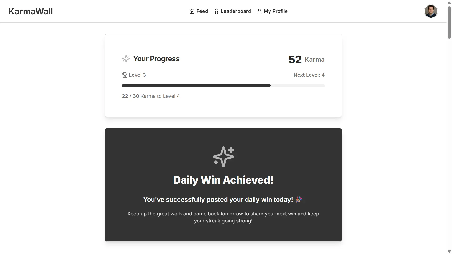 Screenshot 2 of KarmaWall
