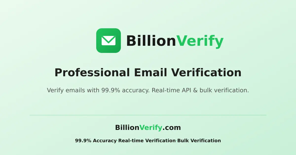 Screenshot 1 of BillionVerify