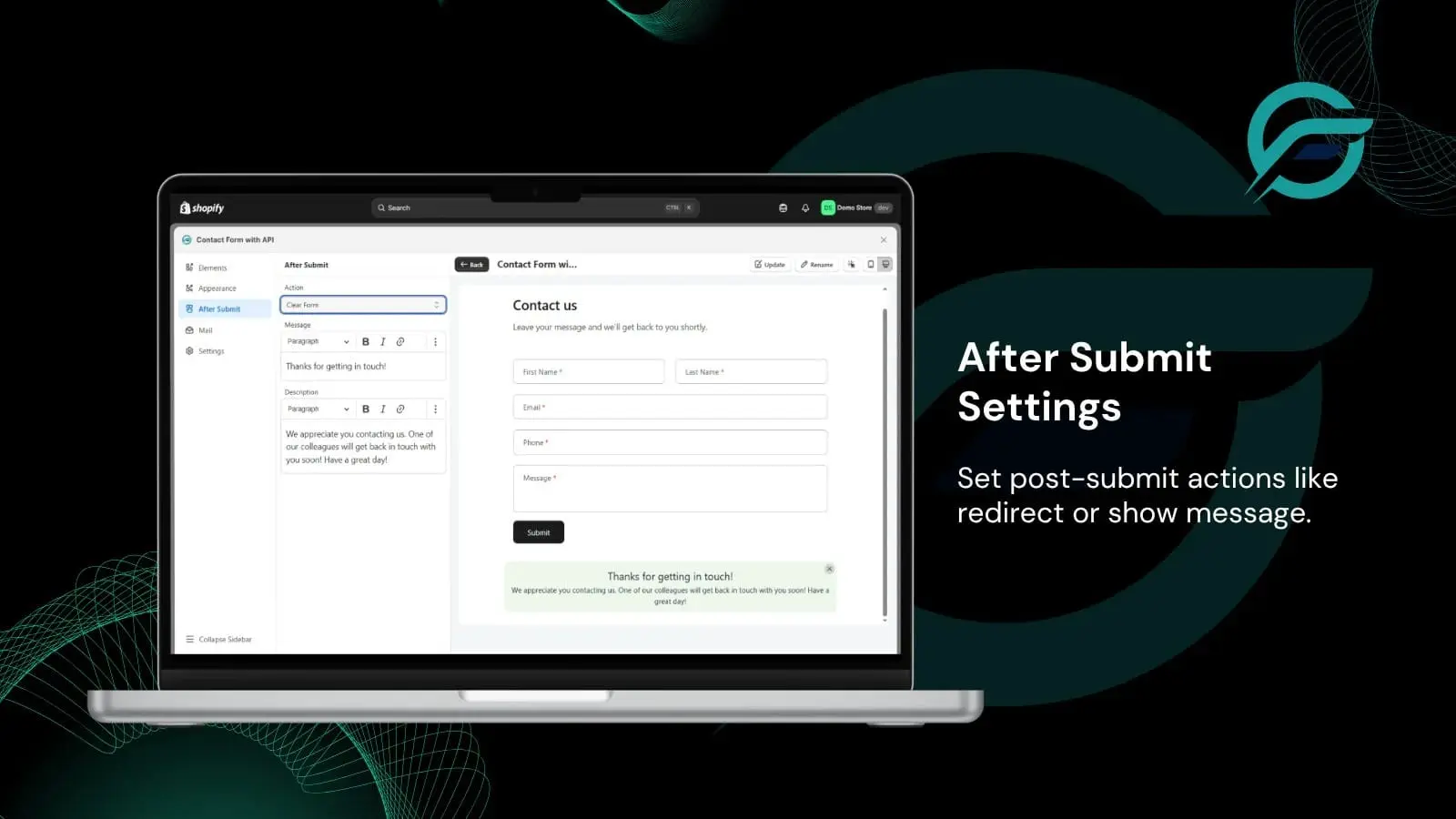 Screenshot 1 of IPS – Contact Form To Any API