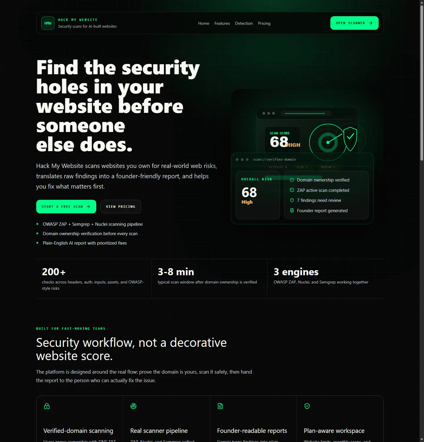 Screenshot 1 of Hack My Website