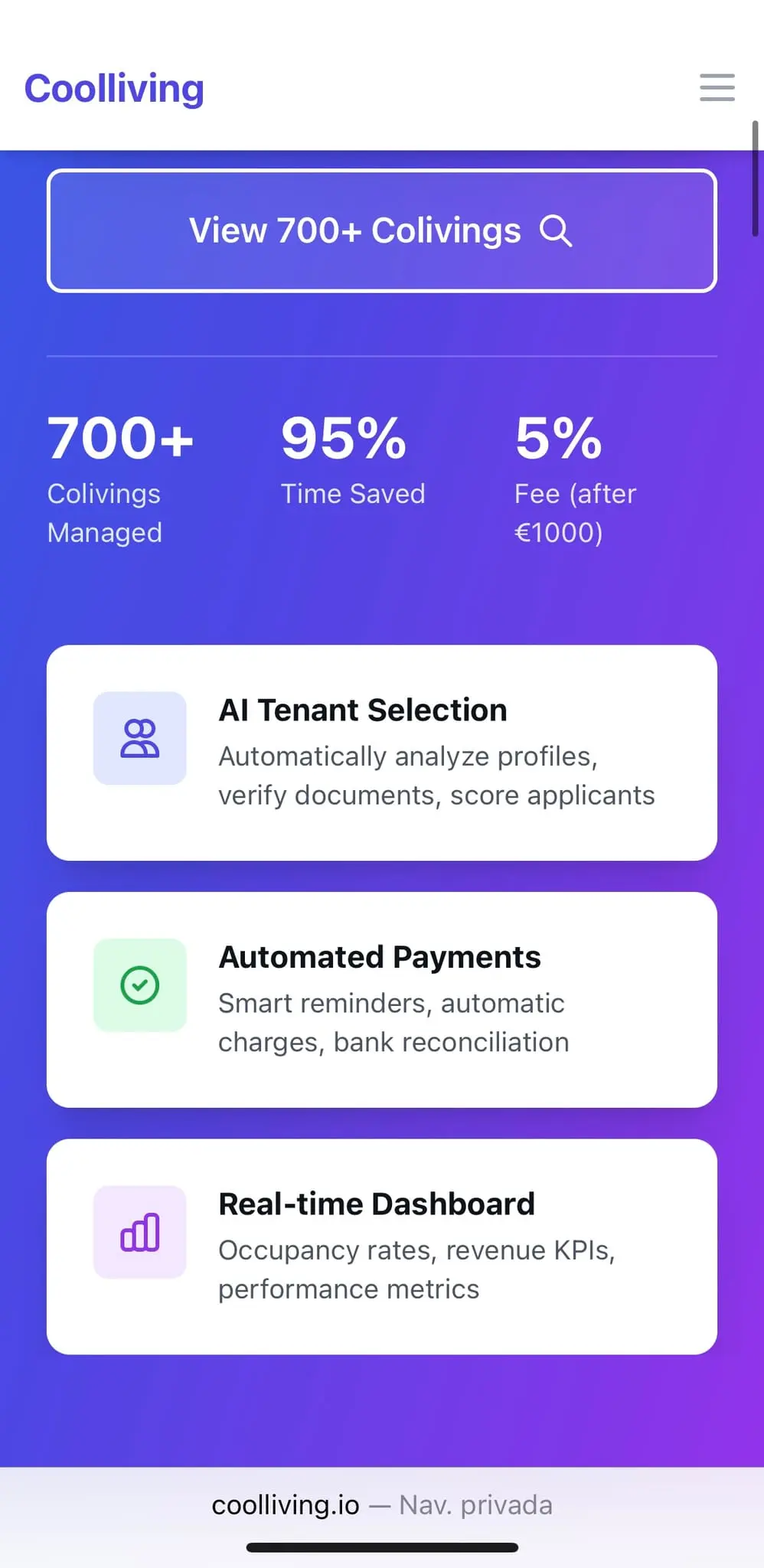 Screenshot 3 of coolliving.io