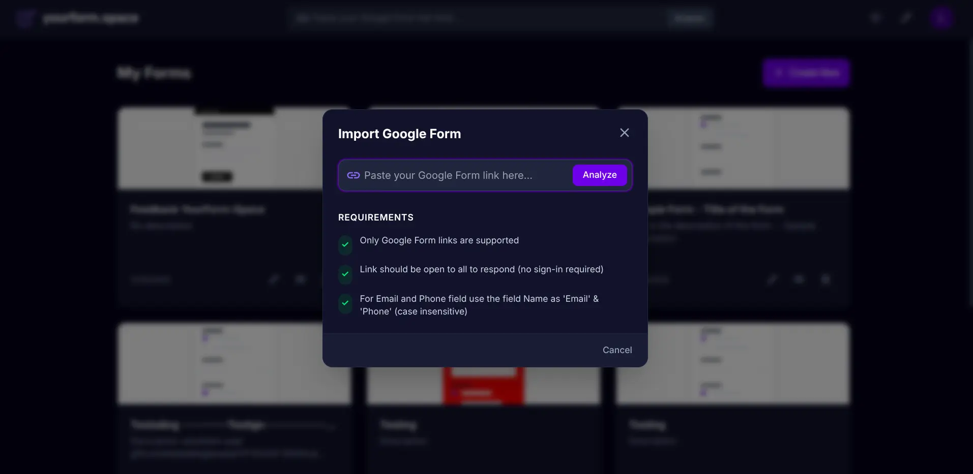 Screenshot 4 of YourForm.Space
