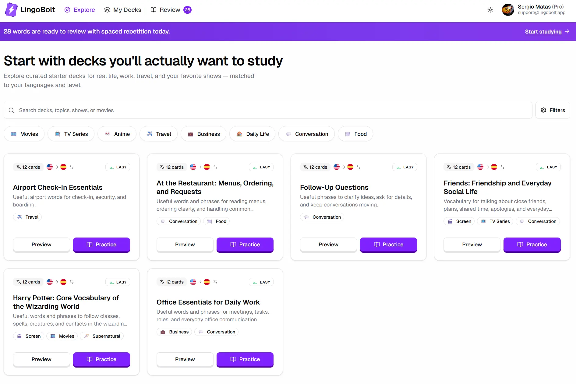 Screenshot 3 of LingoBolt