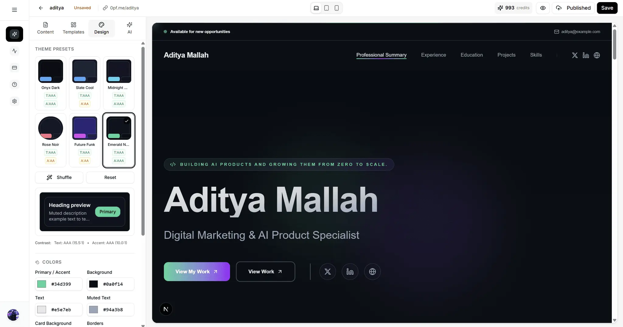 Screenshot 1 of 0Portfolio
