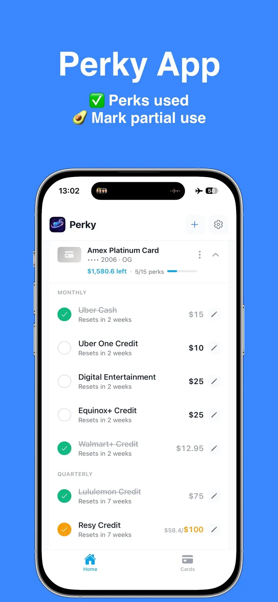 Screenshot 2 of The Perky App