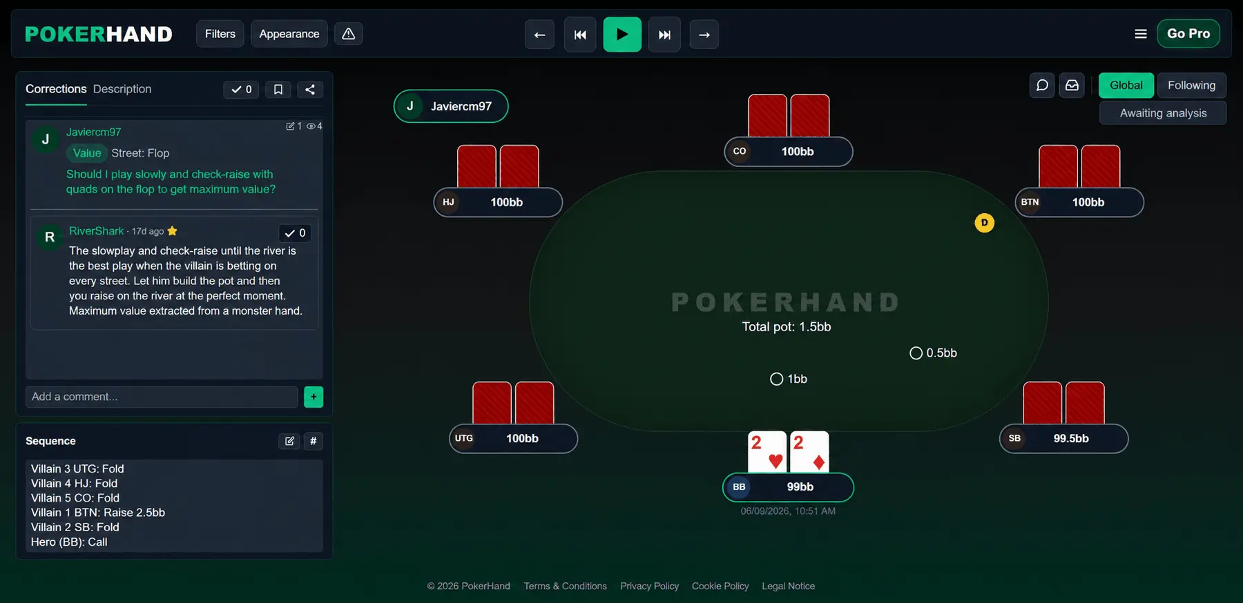 Screenshot 1 of PokerHand