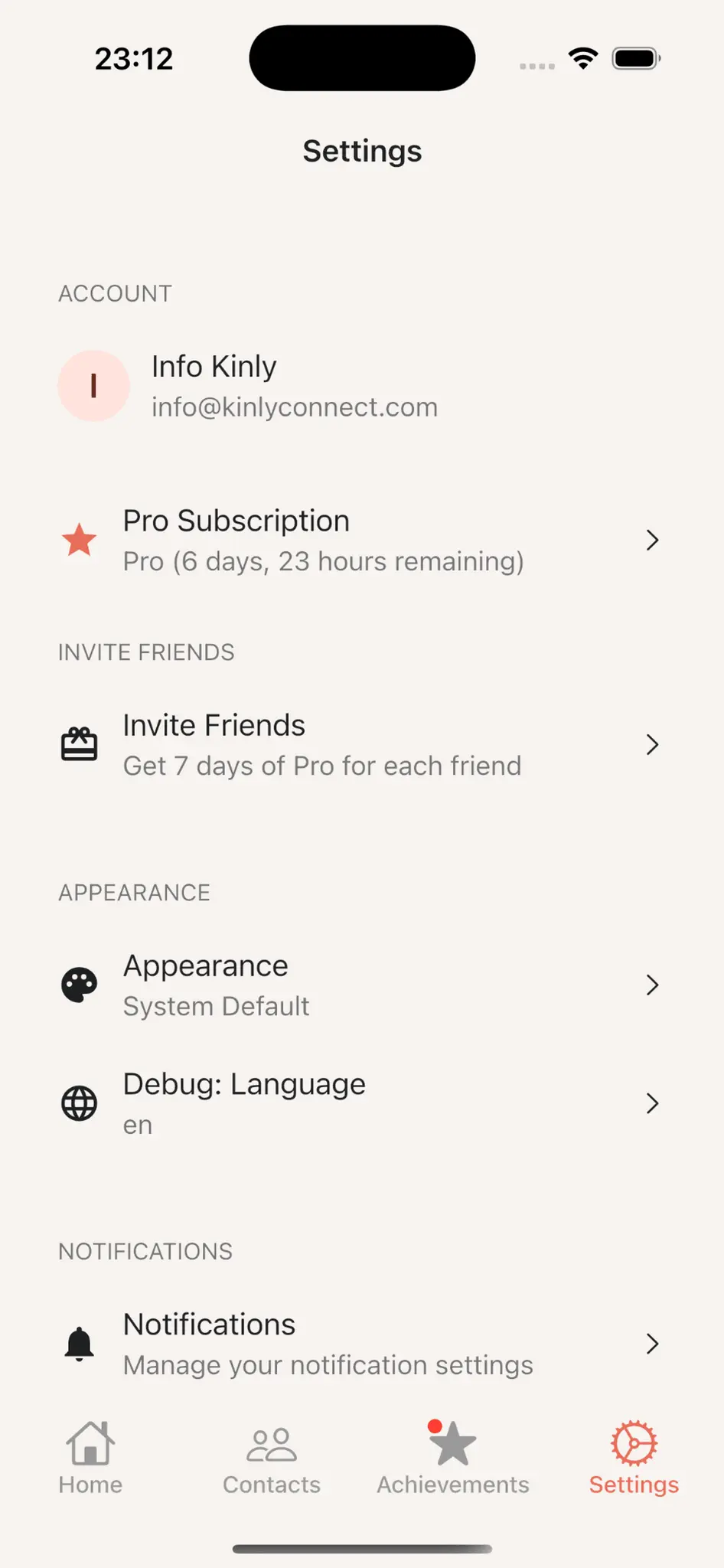 Screenshot 3 of Kinly - Relationship Management App