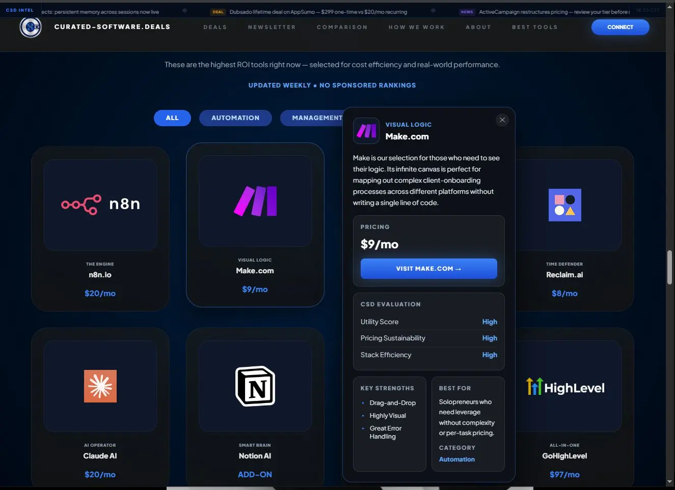Screenshot 2 of Curated-Software.Deals