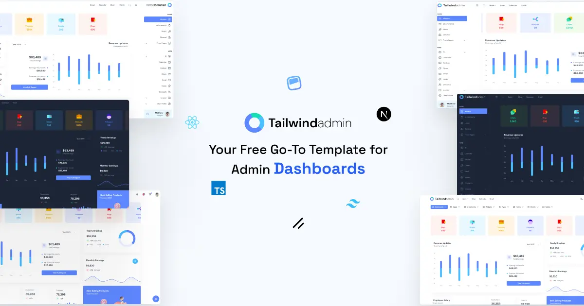 Screenshot 1 of Tailwindadmin