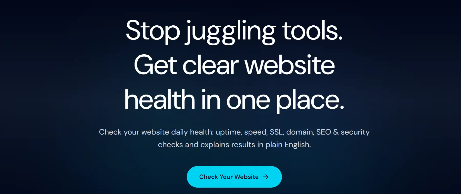 Screenshot 1 of WebVytal