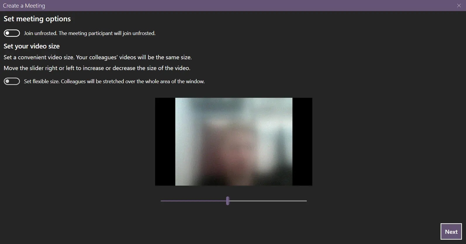 Screenshot 1 of MeetingGlass Video Meetings
