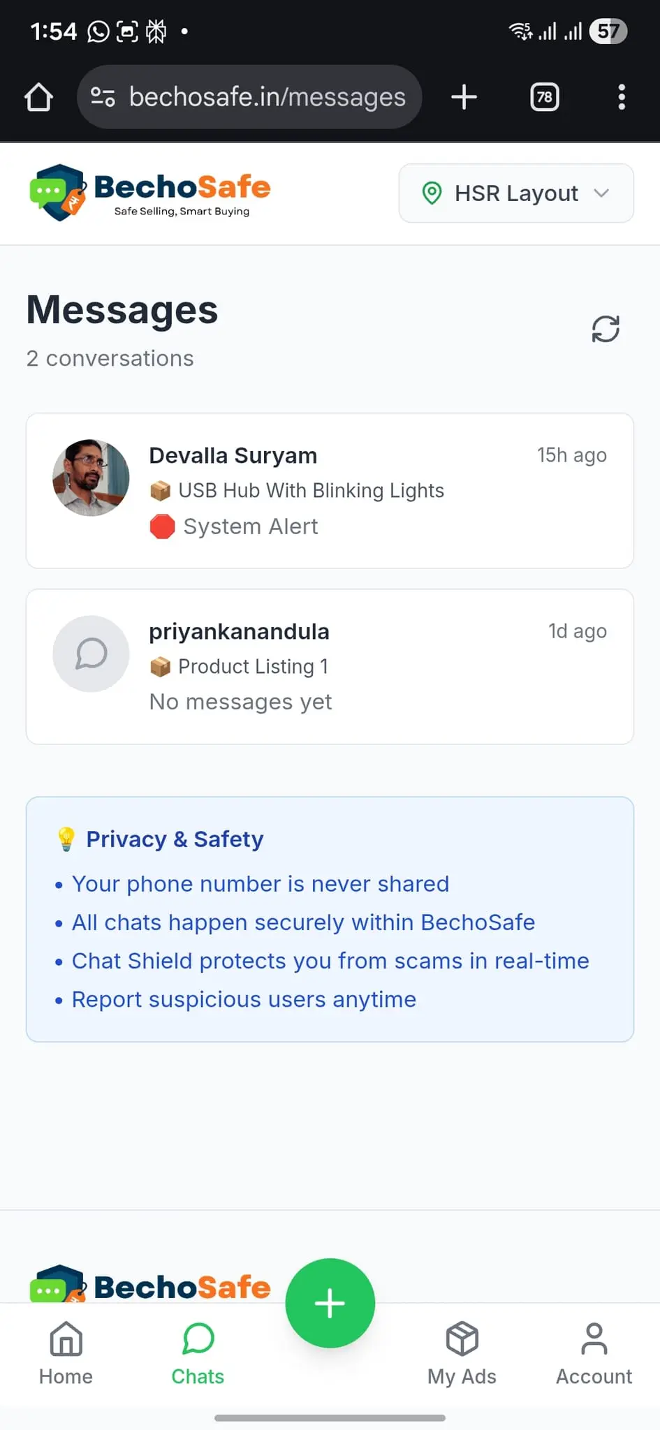 Screenshot 1 of BechoSafe