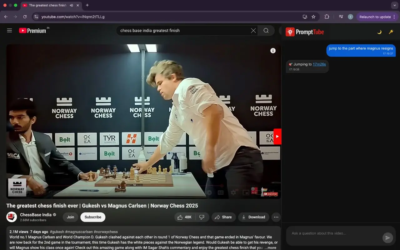 Screenshot 1 of PromptTube