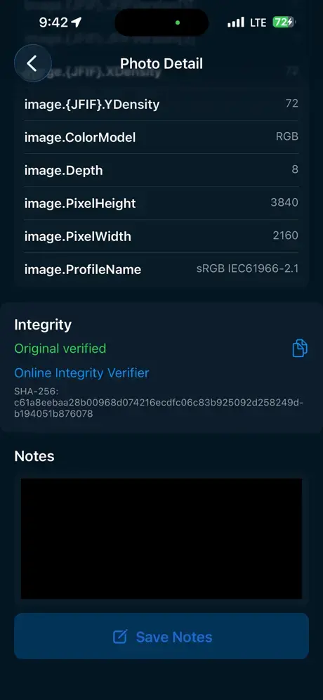 Screenshot 4 of EXIFer Pro: GPS Timestamp EXIF App