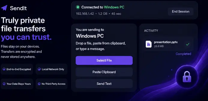 Screenshot 4 of SendIt