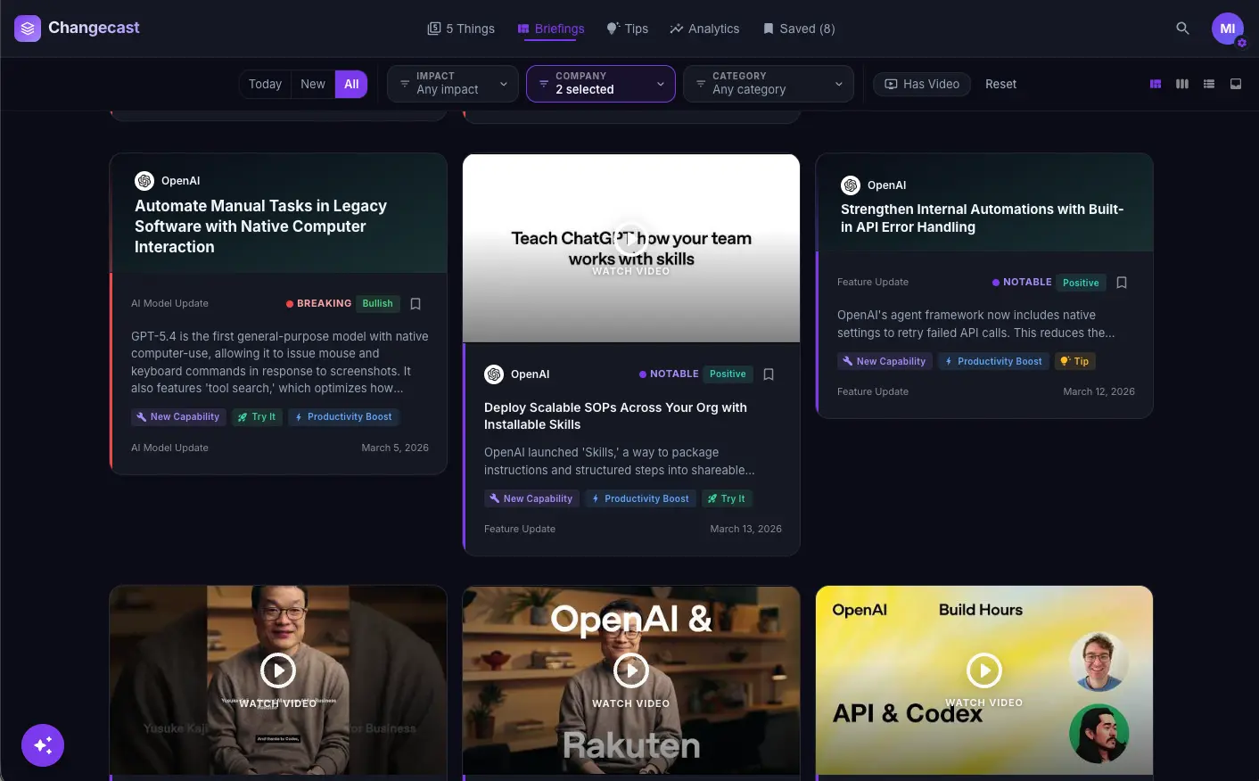 Screenshot 2 of Changecast