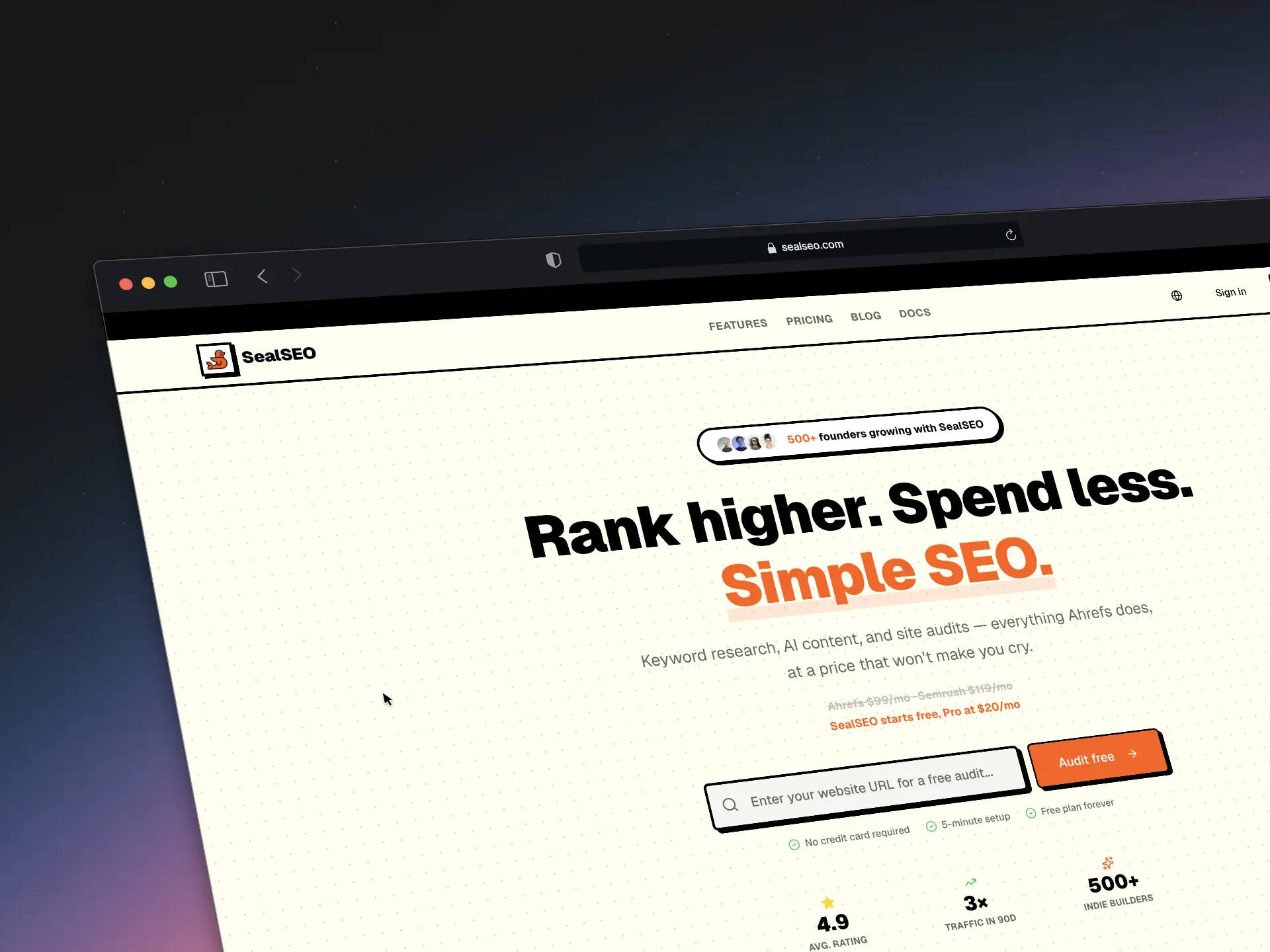 Screenshot 1 of SealSEO