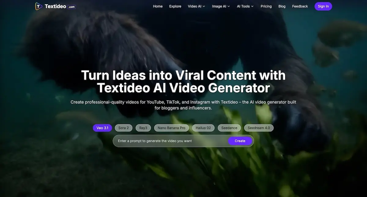 Screenshot 1 of Textideo
