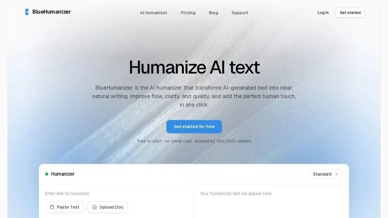 Screenshot 1 of BlueHumanizer