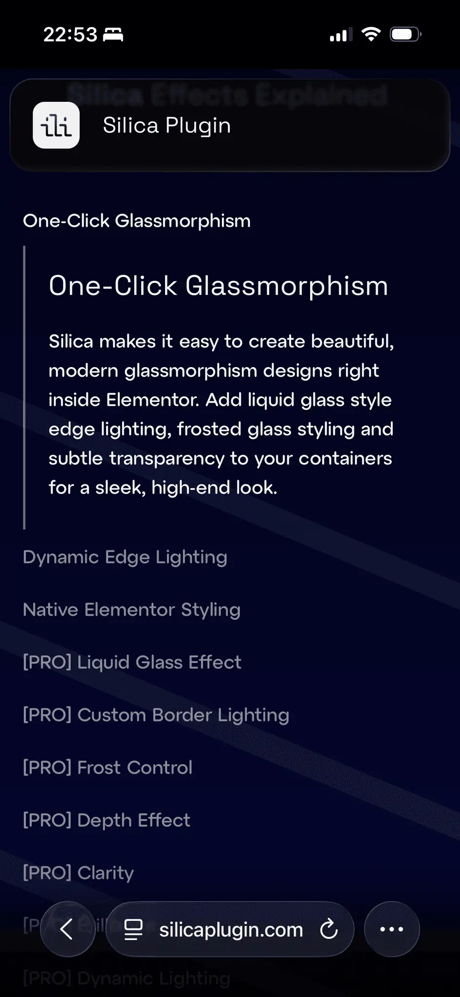 Screenshot 5 of Silica Plugin
