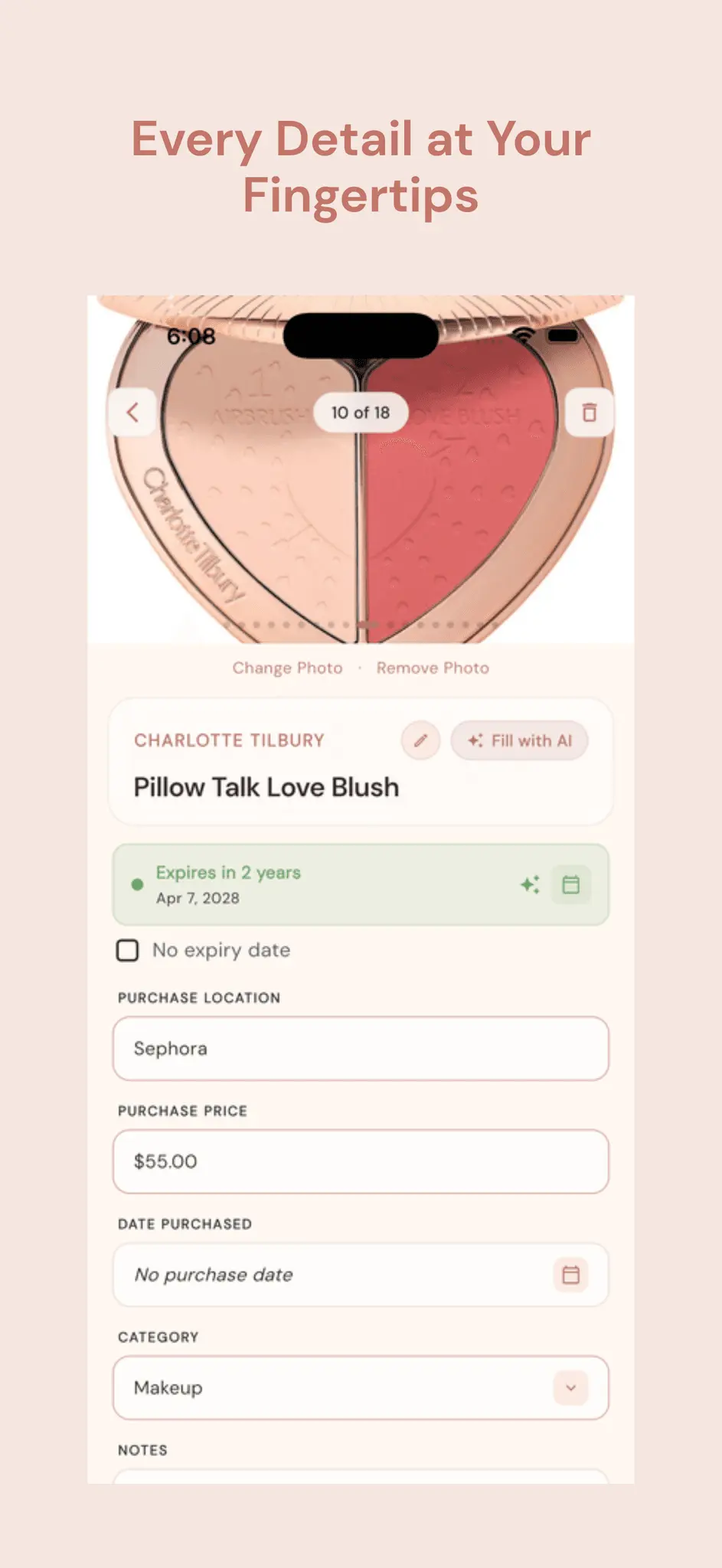 Screenshot 4 of ShelfCheck: Beauty Organizer