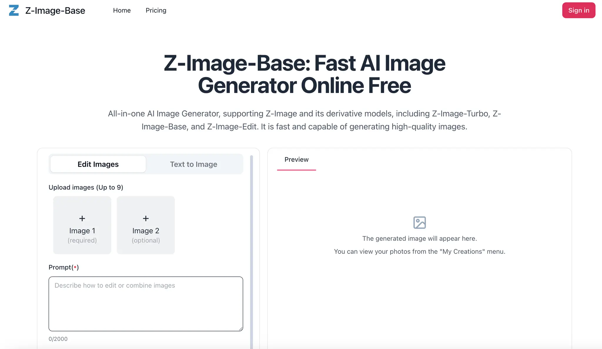 Screenshot 1 of Z-Image-Base