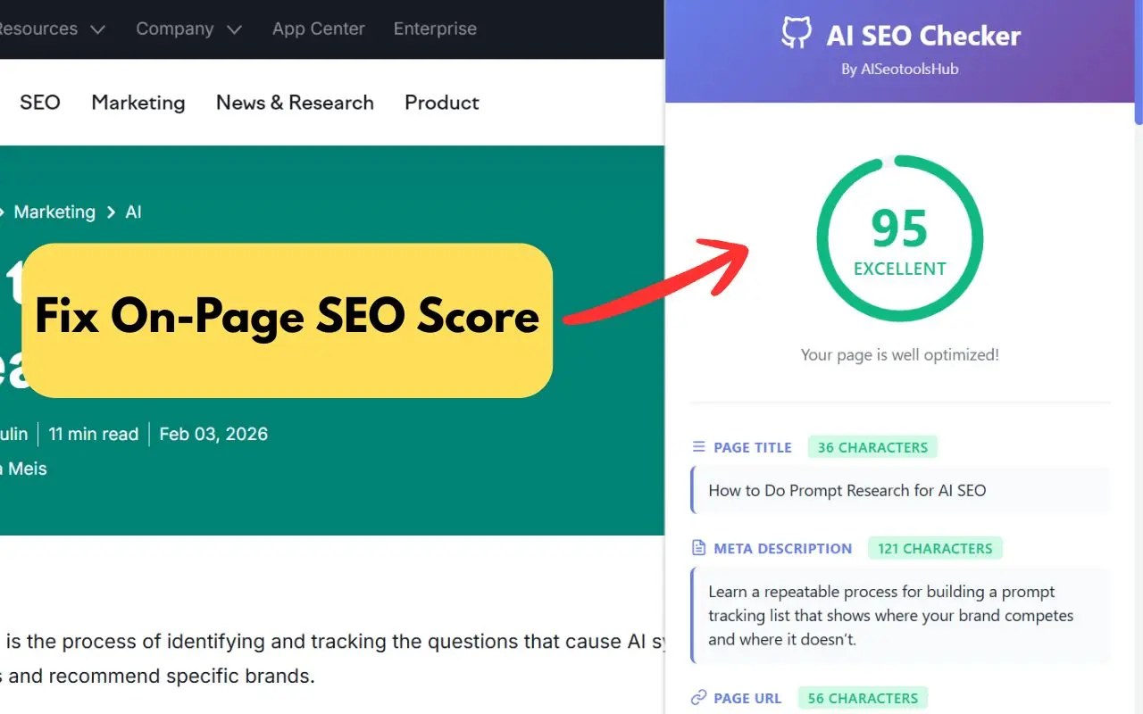 Screenshot 2 of AI SEO Checker