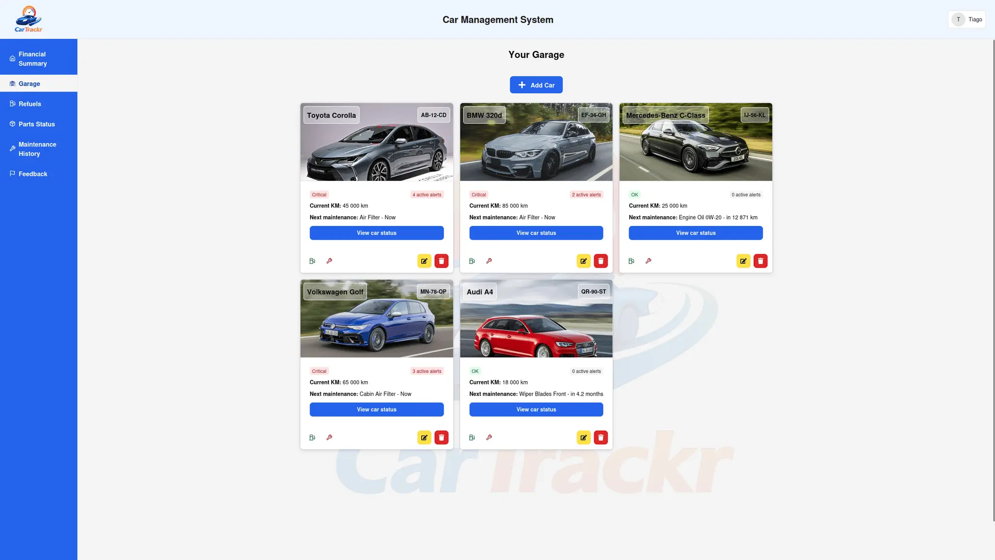 Screenshot 3 of CarTrackr