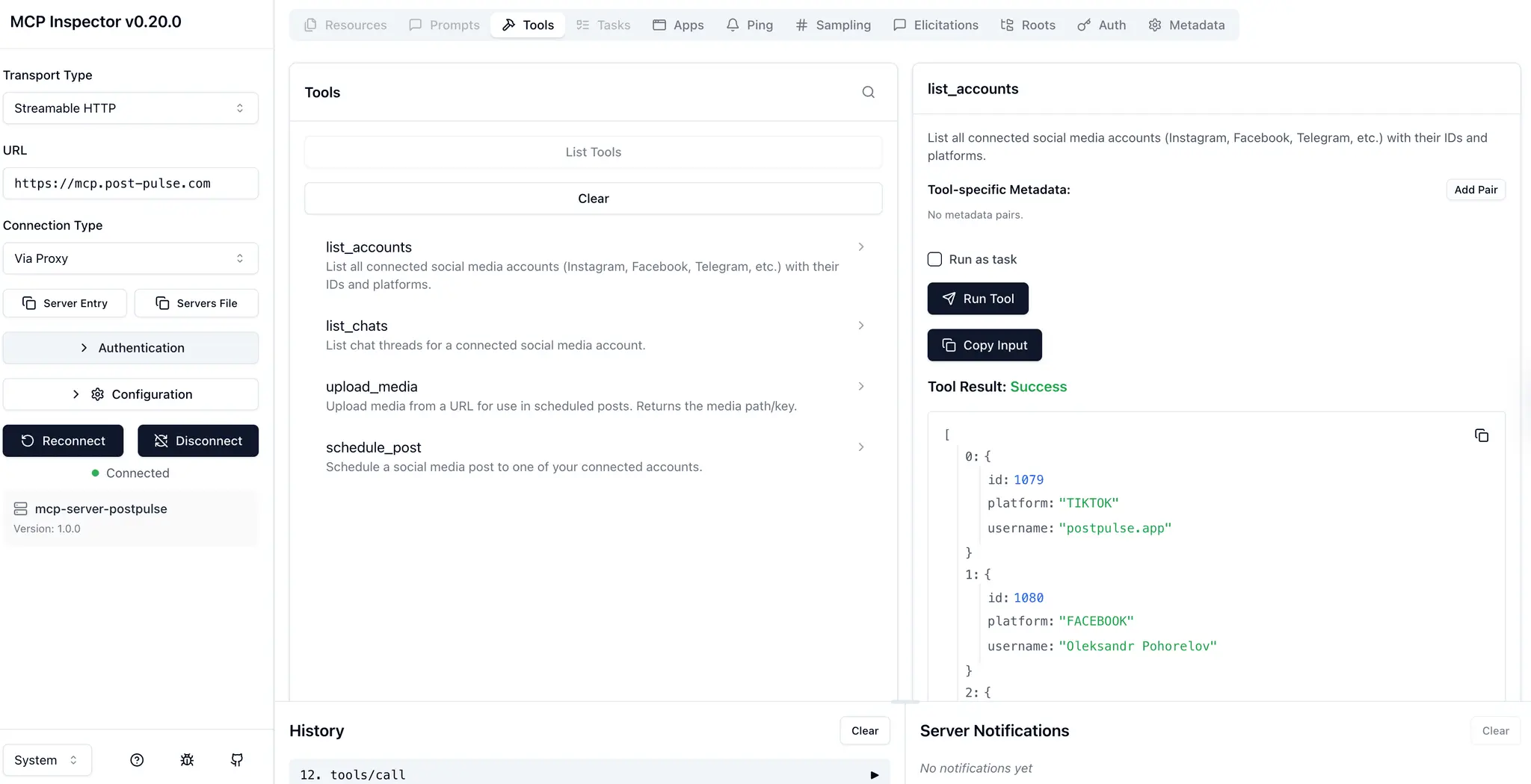 Screenshot 5 of PostPulse for Developers