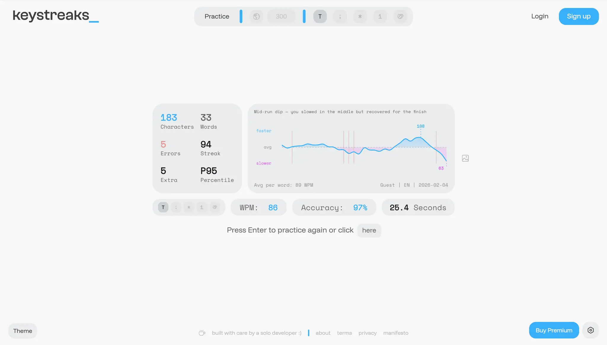 Screenshot 2 of Keystreaks