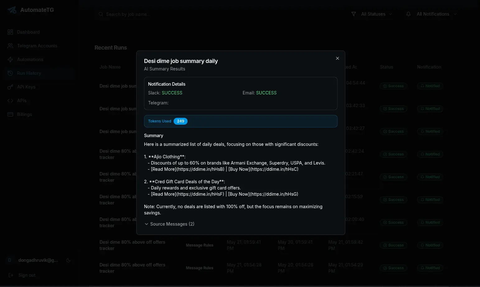 Screenshot 5 of AutomateTG
