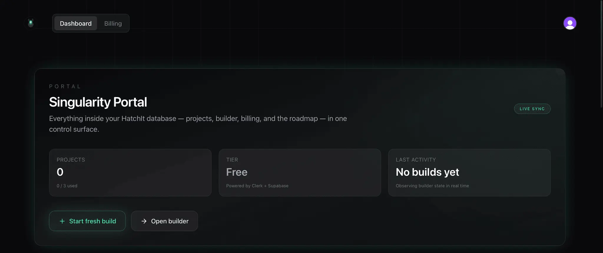 Screenshot 1 of HatchIt.dev