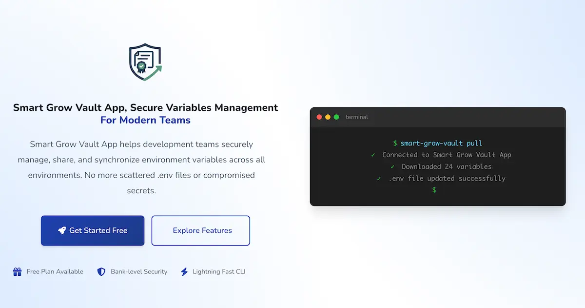 Screenshot 1 of Smart Grow Vault Ap - Secure Environment