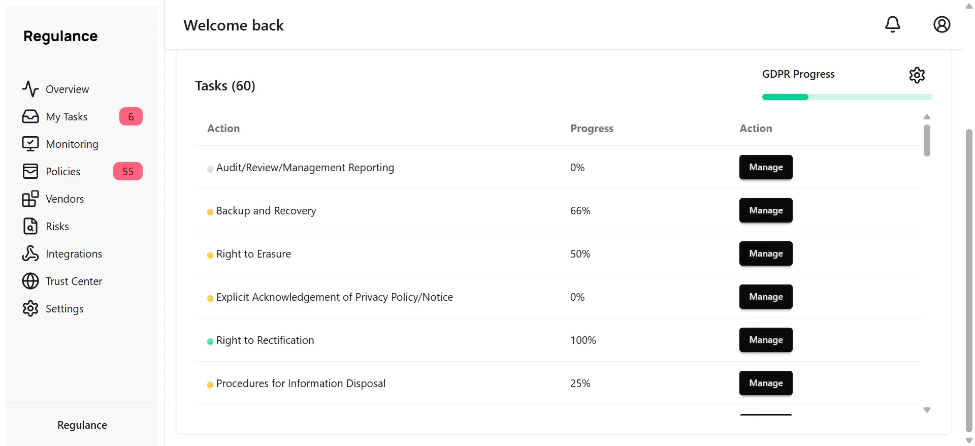 Screenshot 1 of Regulance