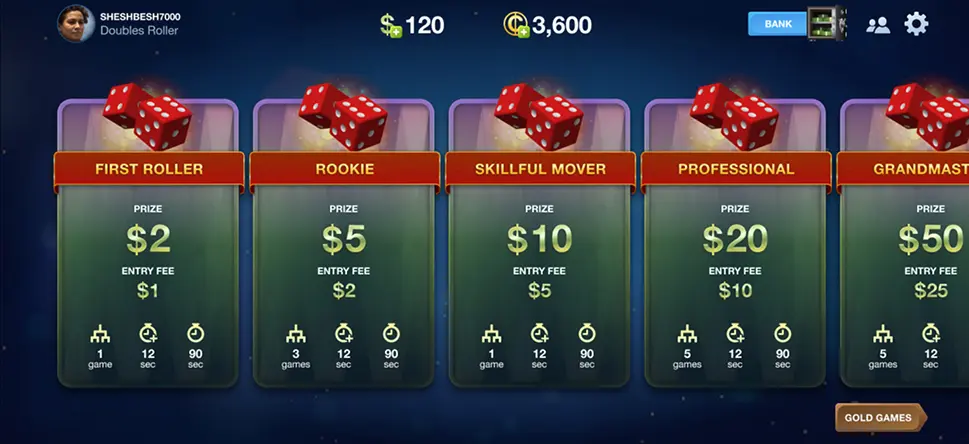 Screenshot 4 of Backgammon Cash