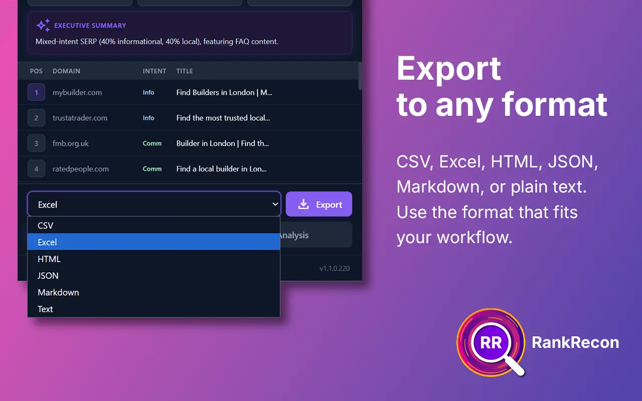 Screenshot 4 of RankRecon