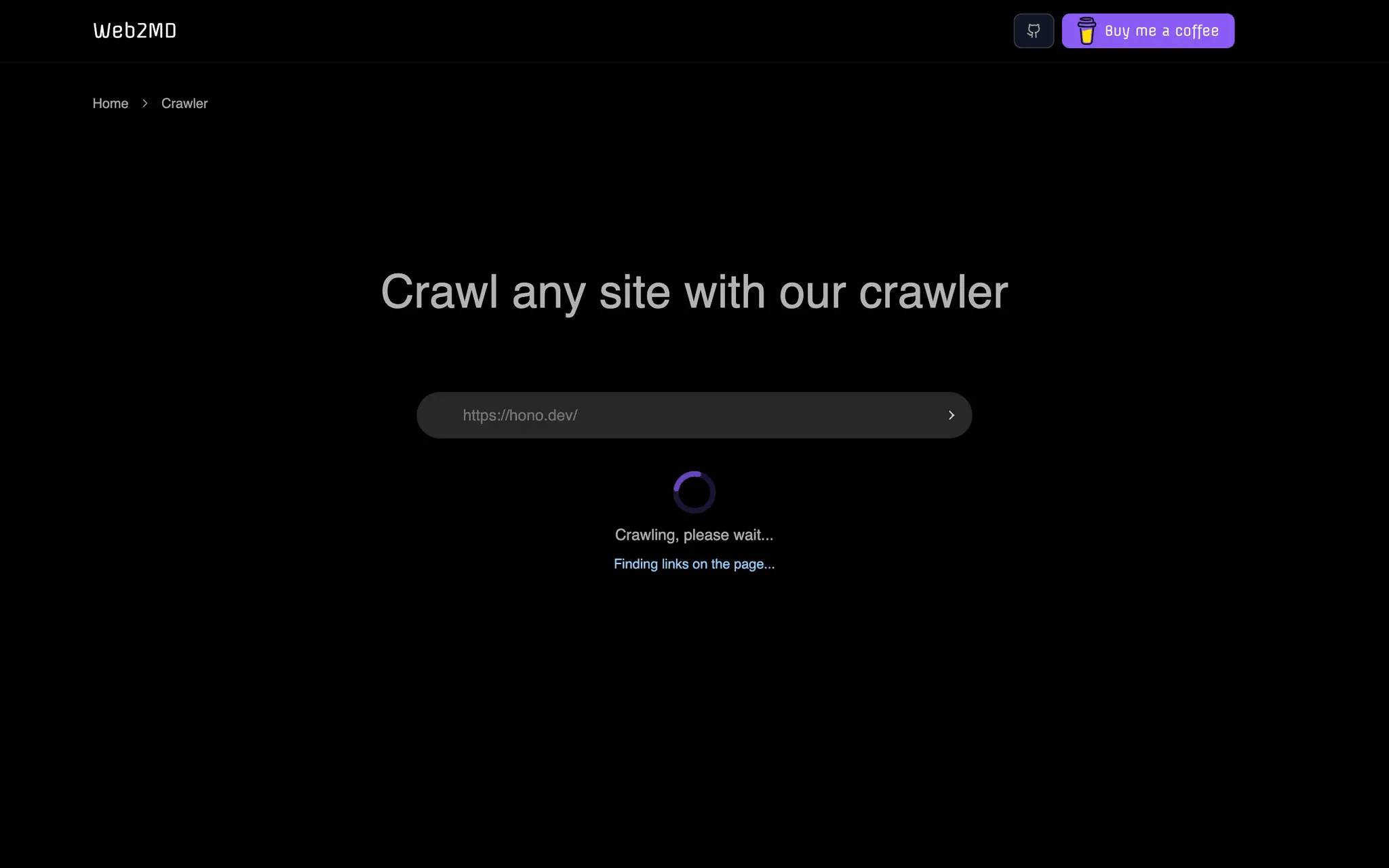 Screenshot 4 of web2md